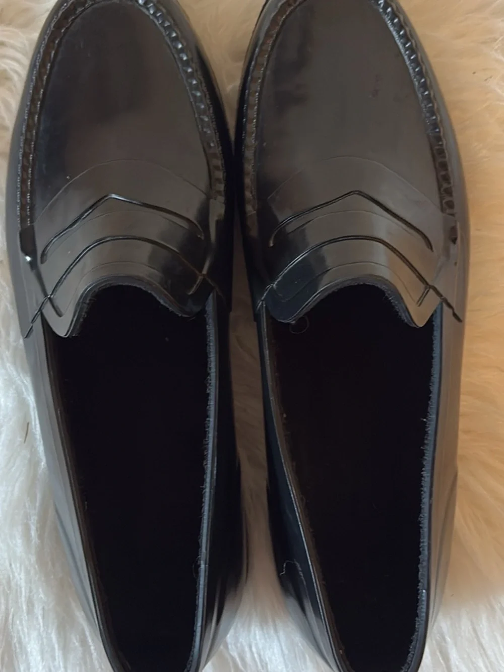 G.H. Bass Weejuns Whitney Rubber Rain Loafers - Women’s Black